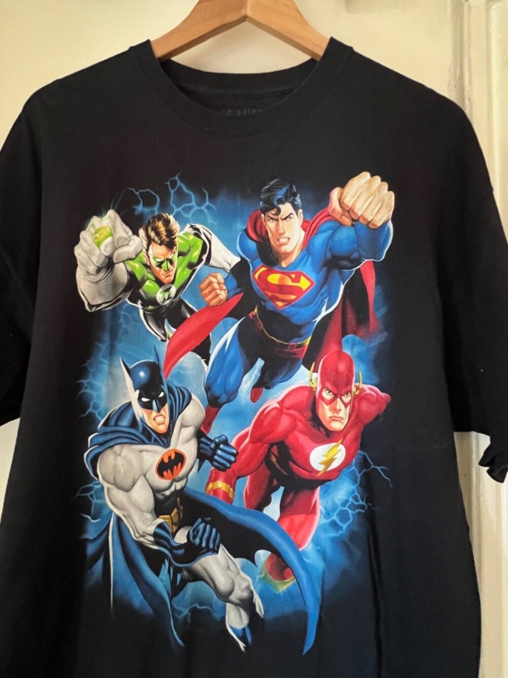 Justice Leauge s/s t-shirt Sz: 2XL huge screen orint on front